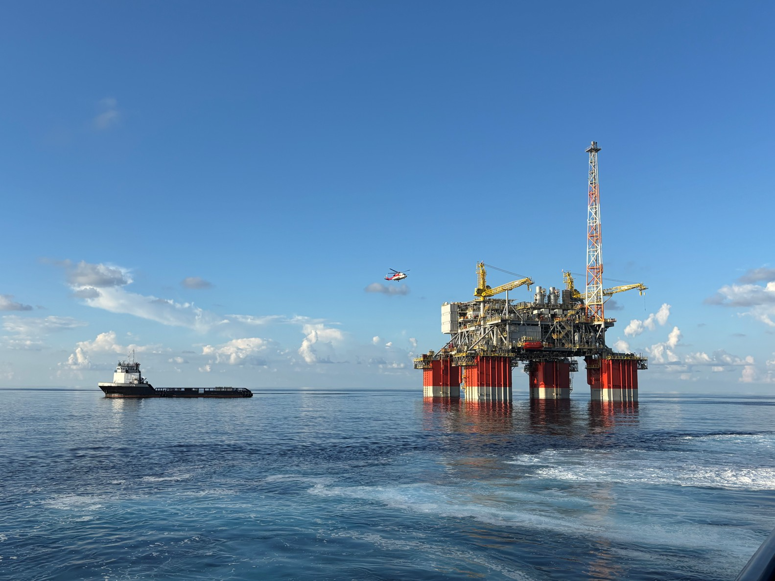 Salamanca Floating Production Unit in Keathley Canyon Block 689 in 6,400 feet of water in the deepwater Gulf of America