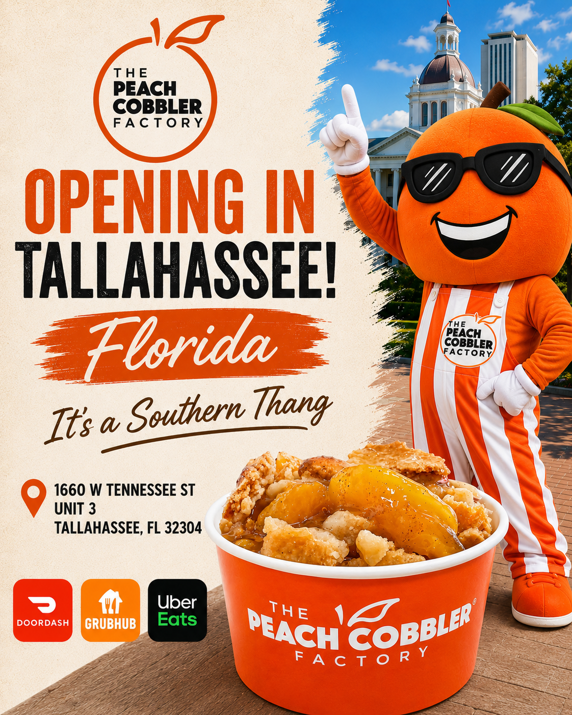 A new location coming to Tallahassee, Florida.