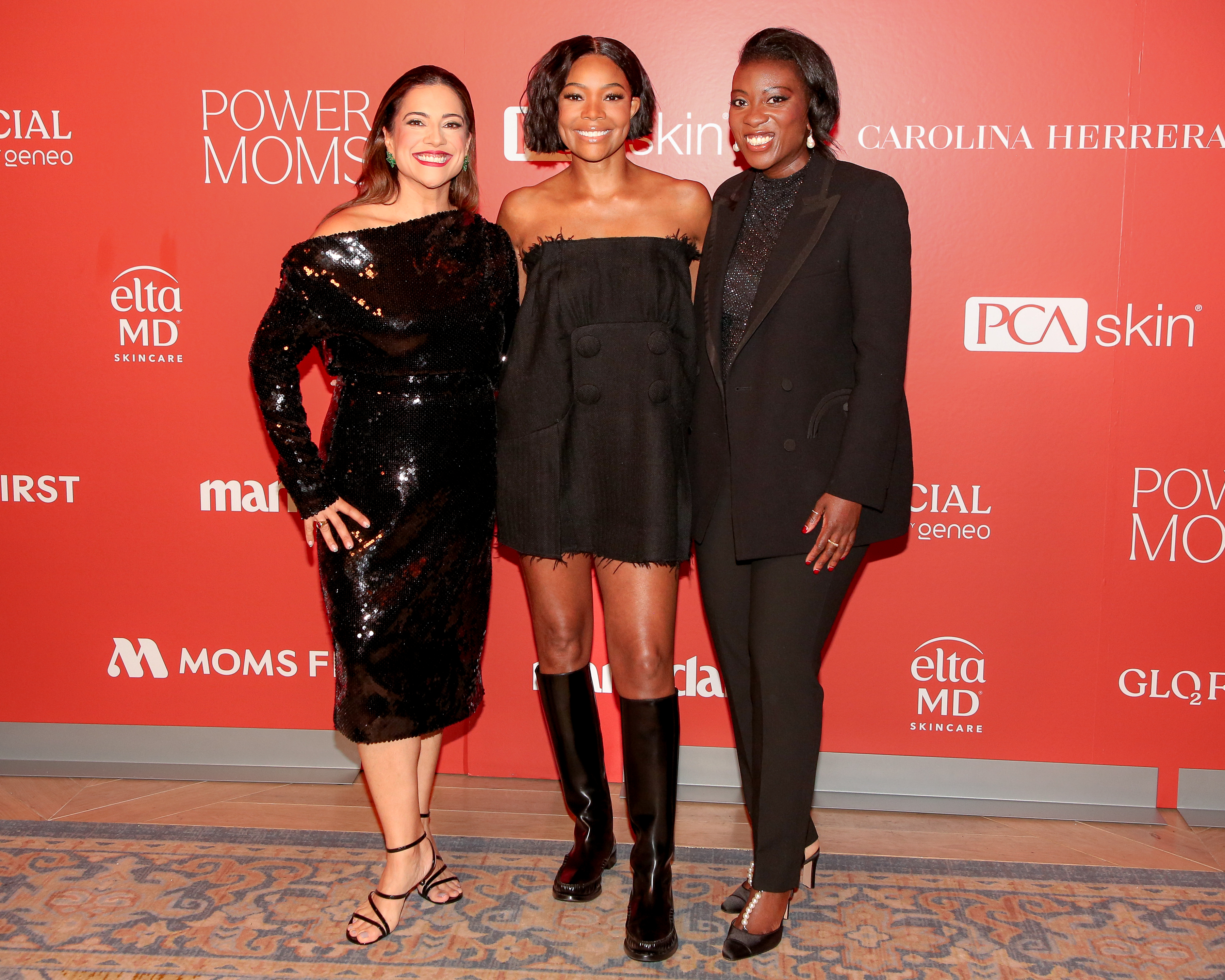 Honoree Gabrielle Union with Nikki Ogunnaike and Reshma Saujani Breanna Johnson & Madeleine Thomas / BFA.com