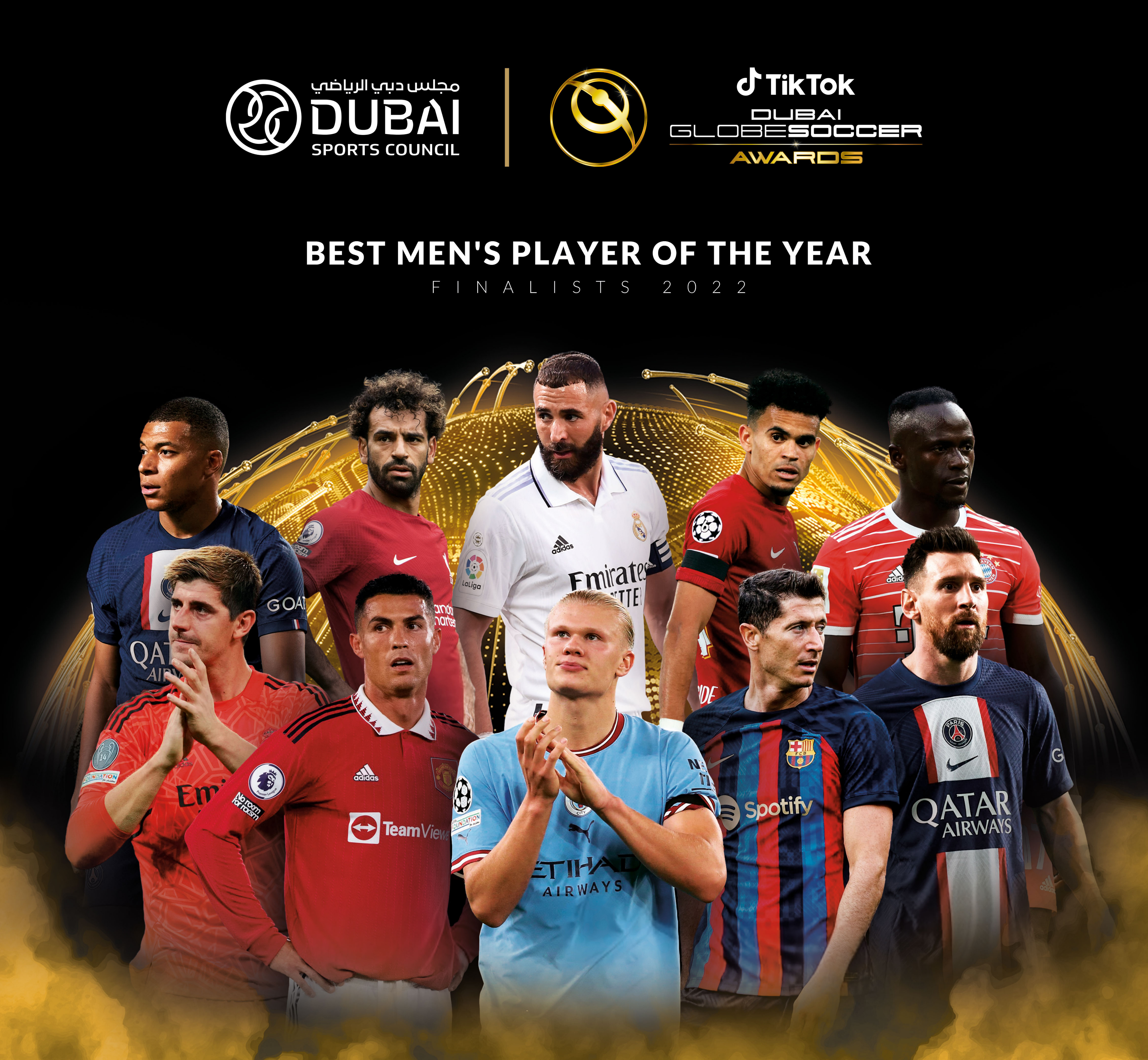 Football: finalists Globe Soccer Awards 2022 