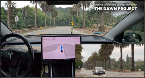 Video: The Dawn Project’s tests show that Tesla Full Self-Driving will still run down a child crossing the road