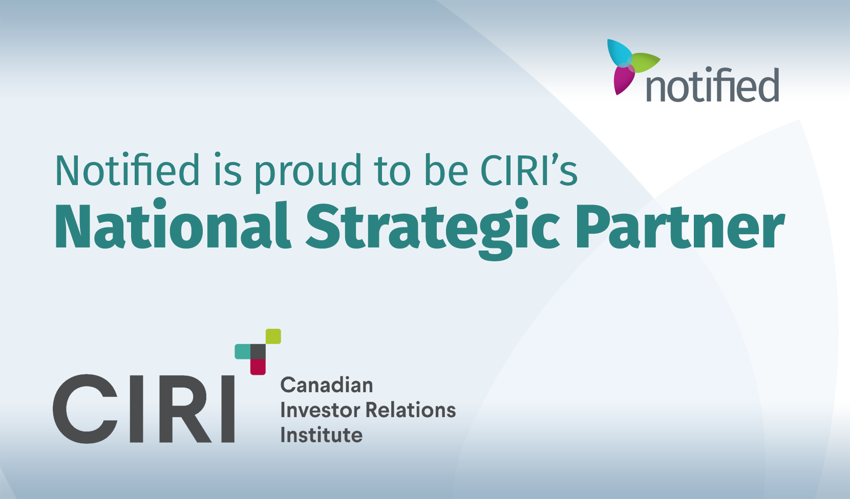 Notified is proud to be CIRI&#039;s National Strategic Partner