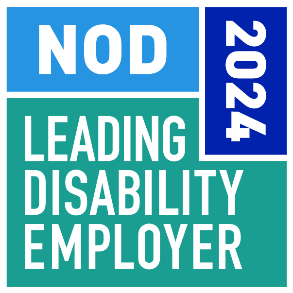 National Organization on Disability (NOD) Leading Disability Employer 2024 Seal