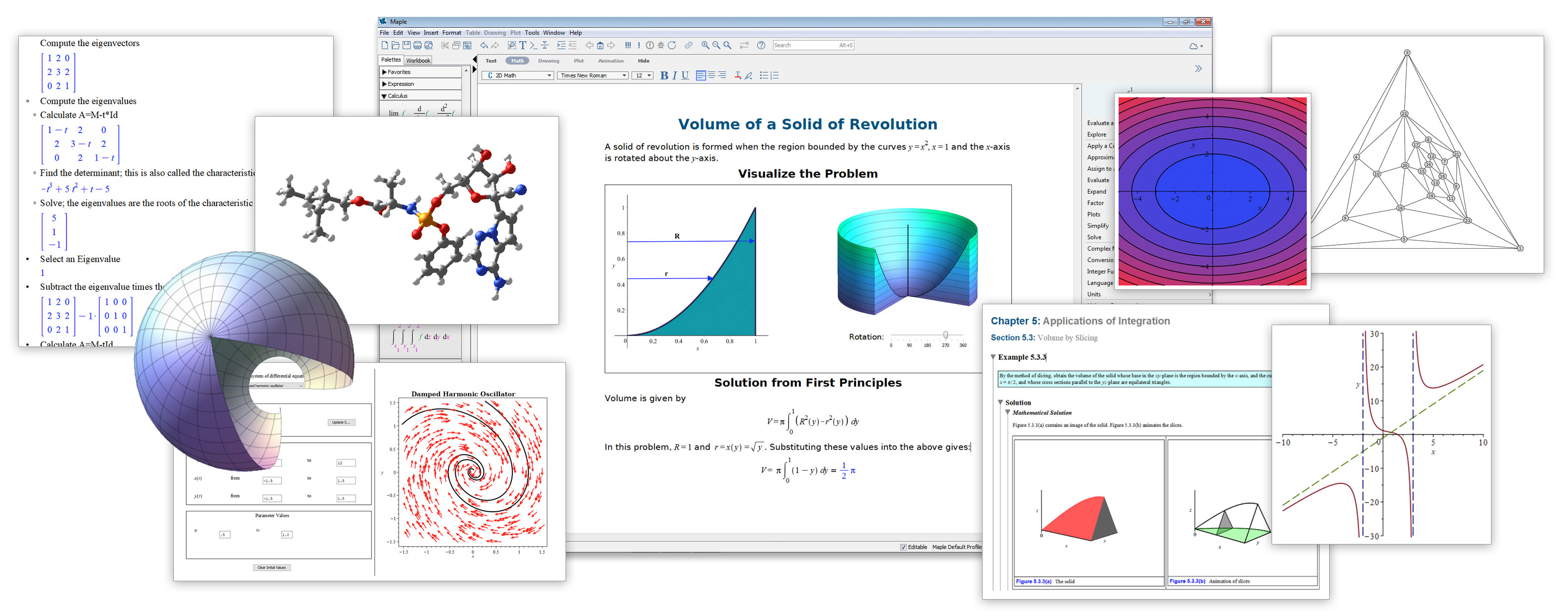 Maple 2021 offers many new tools to help students learn math, in addition to a wide range of improvements that include productivity enhancements and support for new areas of mathematical research.