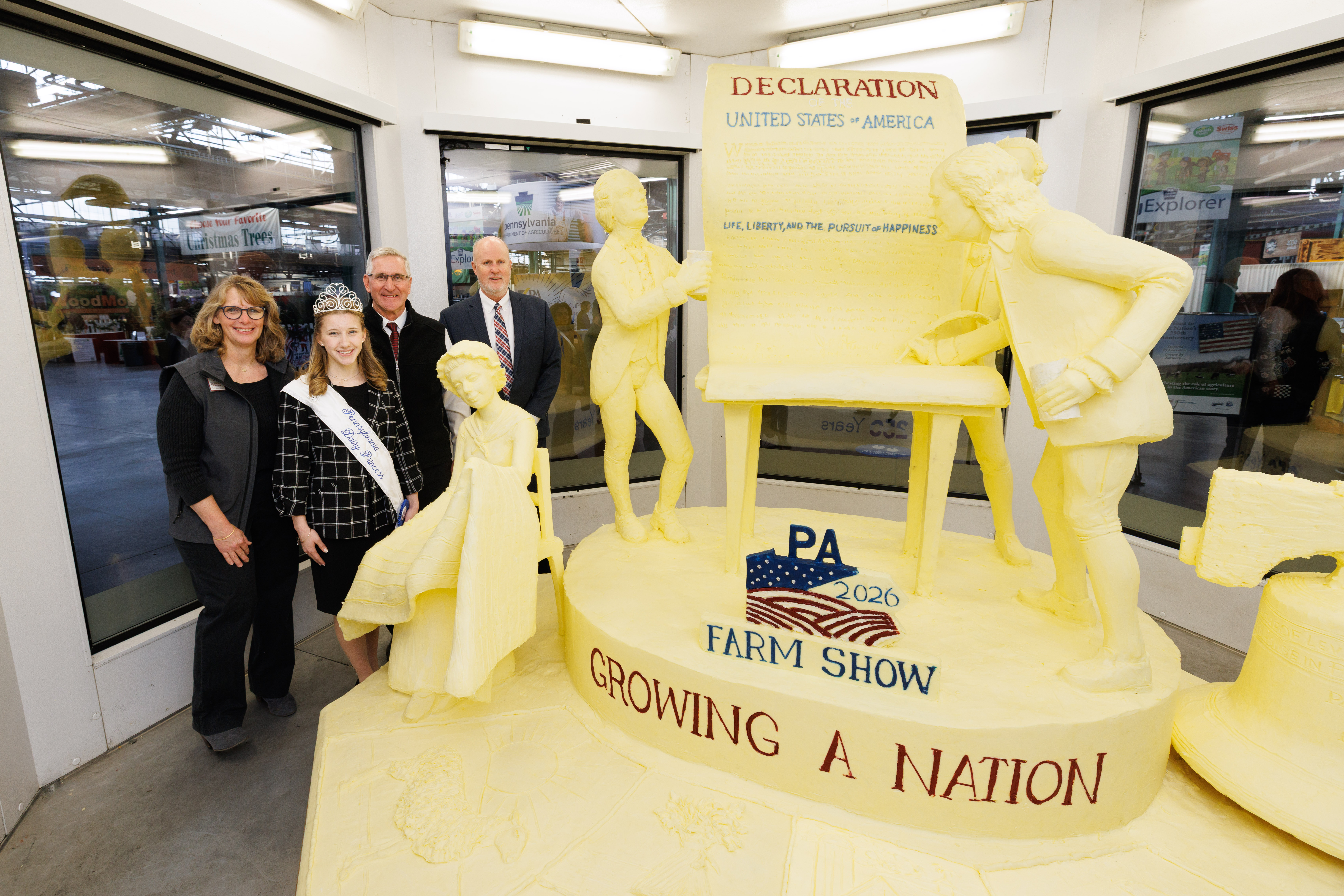 35th Butter Sculpture Unveiled: “A Toast to Our Nation’s 250th Anniversary: Inspired by Founders. Grown by Farmers.”: 35th Butter Sculpture Unveiled: “A Toast to Our Nation’s 250th Anniversary: Inspired by Founders. Grown by Farmers.”