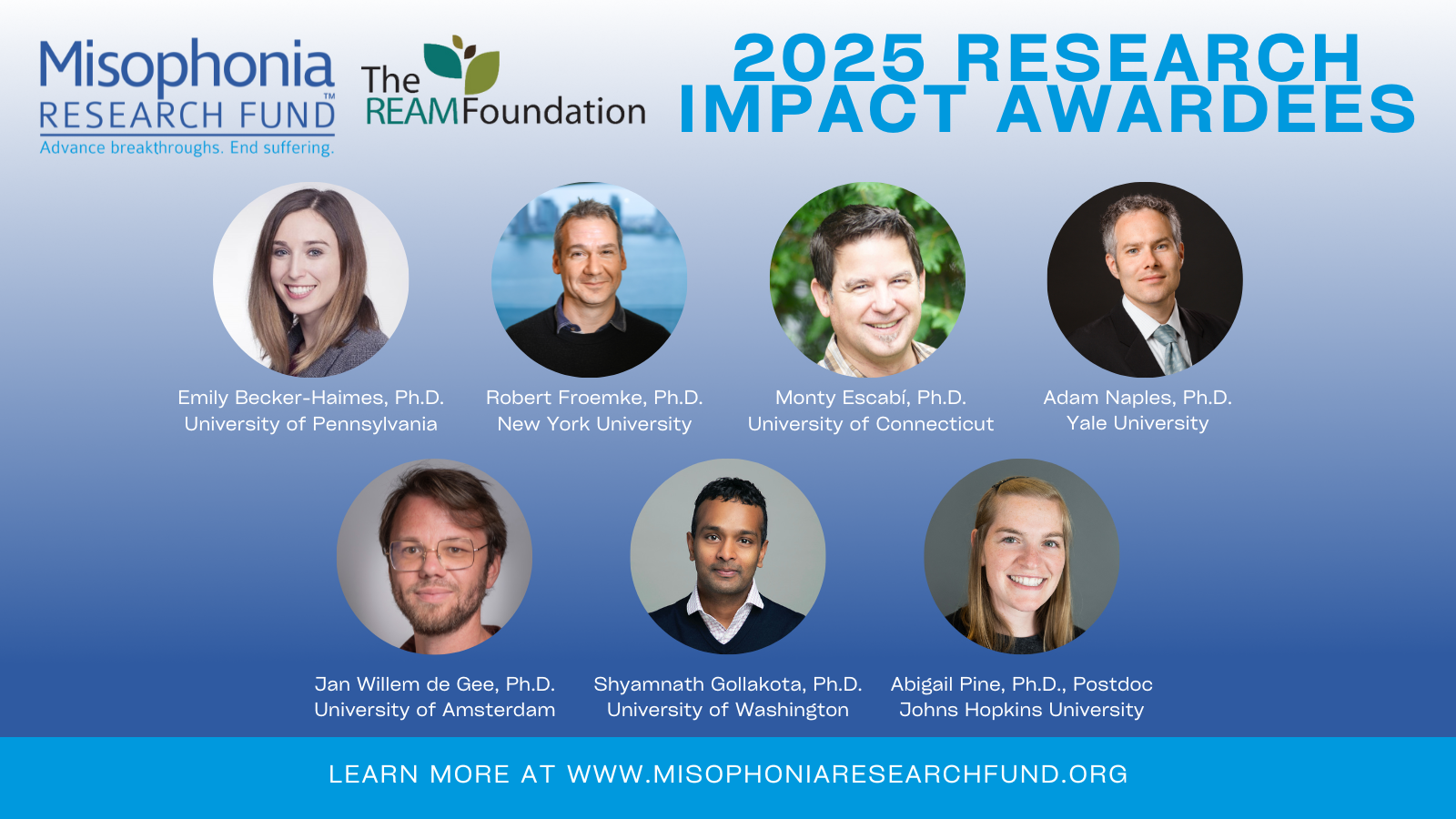 MRF C7 Research Impact Awardees