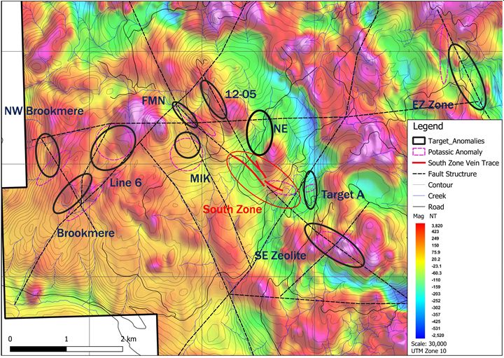 High-Priority Drill Targets (Airborne Magnetics)