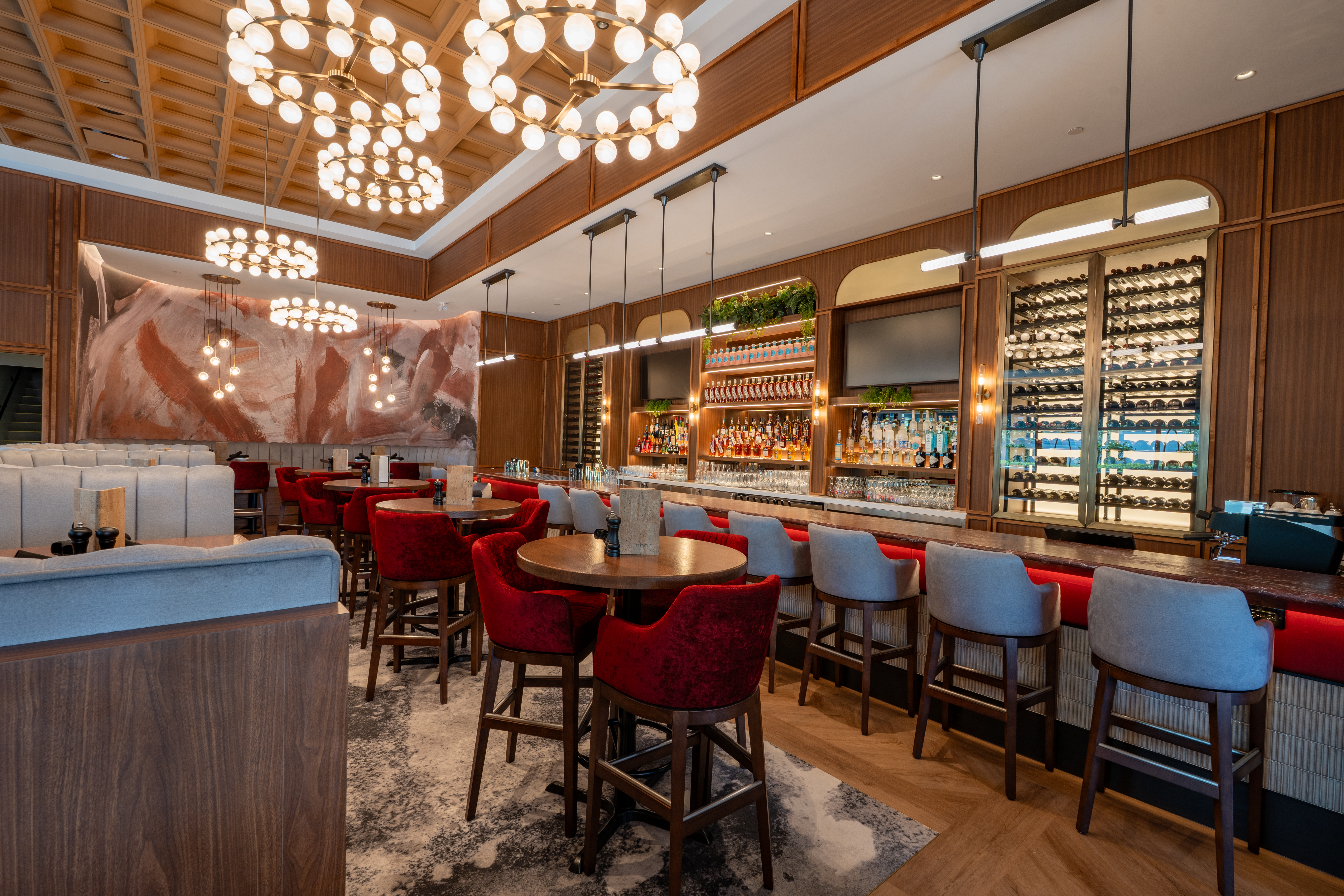 Chop South Surrey Interior Bar Dining