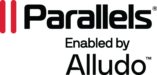 Parallels enabled by Alludo logo