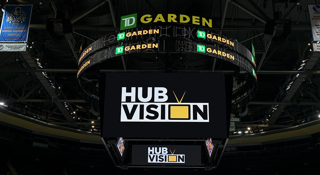 New Daktronics Centerhung at TD Garden