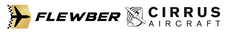Flewber and Cirrus Aircraft Logos