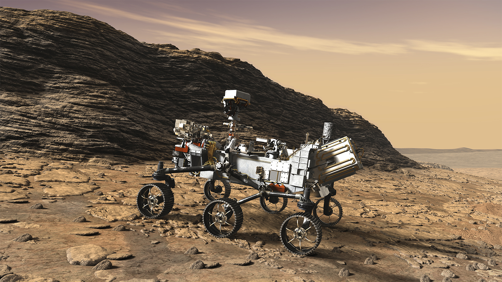 Perseverance Rover MMRTG - artist conception