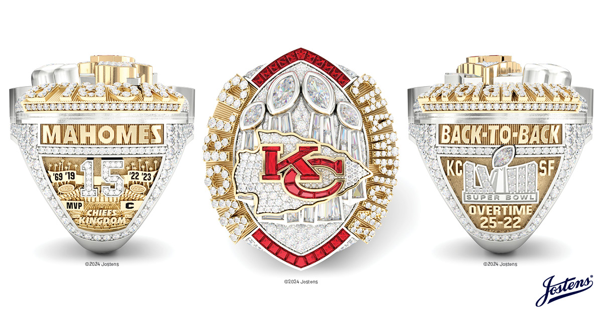 The Kansas City Chiefs Super Bowl LVIII Championship Ring