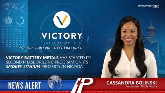 Victory Battery Metals has started its second phase drilling program on its Smokey Lithium Property in Nevada.: Victory Battery Metals has started its second phase drilling program on its Smokey Lithium Property in Nevada.