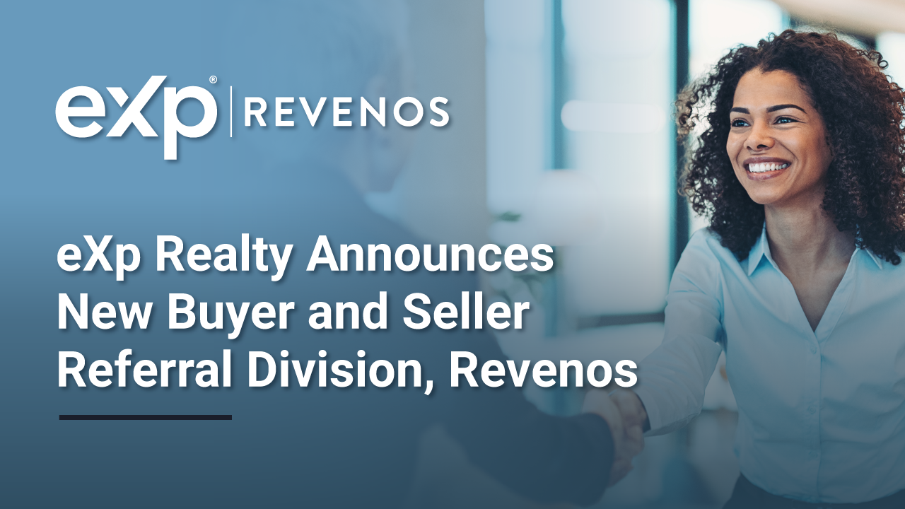 Revenos reimagines the referral status quo by creating industry-leading programs that connect eXp agents to ready, willing and able buyers and sellers.