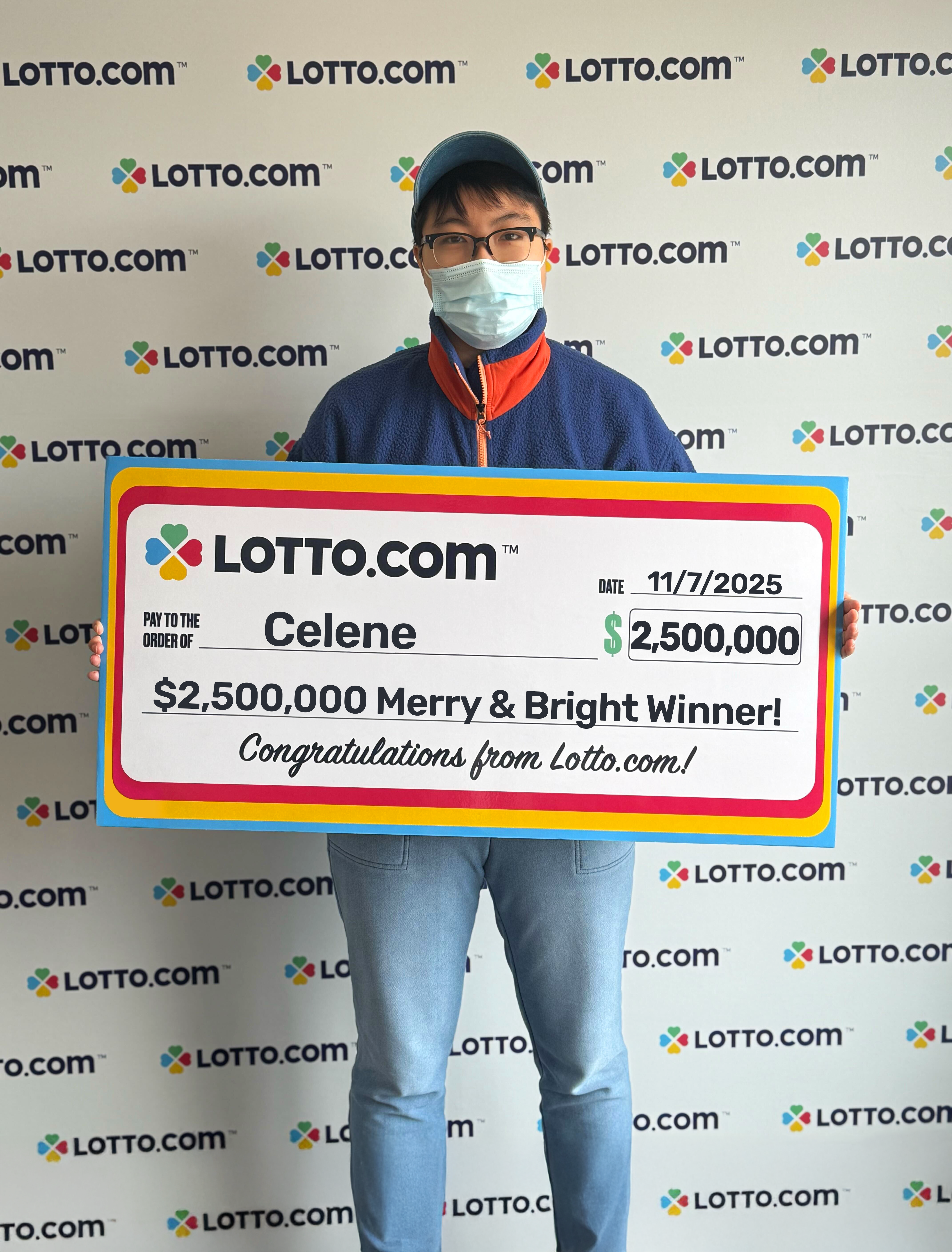 Congratulations to our $2,500,000 MERRY & BRIGHT Winner!