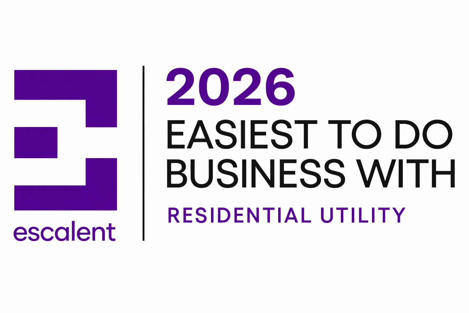Escalent's 2026 Easiest to Do Business With energy utilities