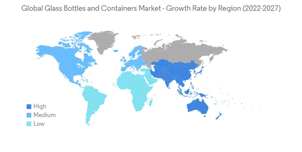 Global Glass Bottles Containers Market Industry Global Glass Bottles And Containers Market Growth Rate By Region