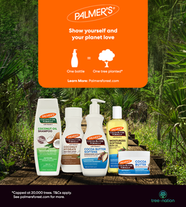 When you buy a Palmer’s product between August 31 and October 31 2023, you can plant a tree in the Palmer's Forest. These trees will help reforest and protect our planet from CO2 emissions, as well as help Cocoa farmers grow higher quality cocoa beans and improve their livelihood.