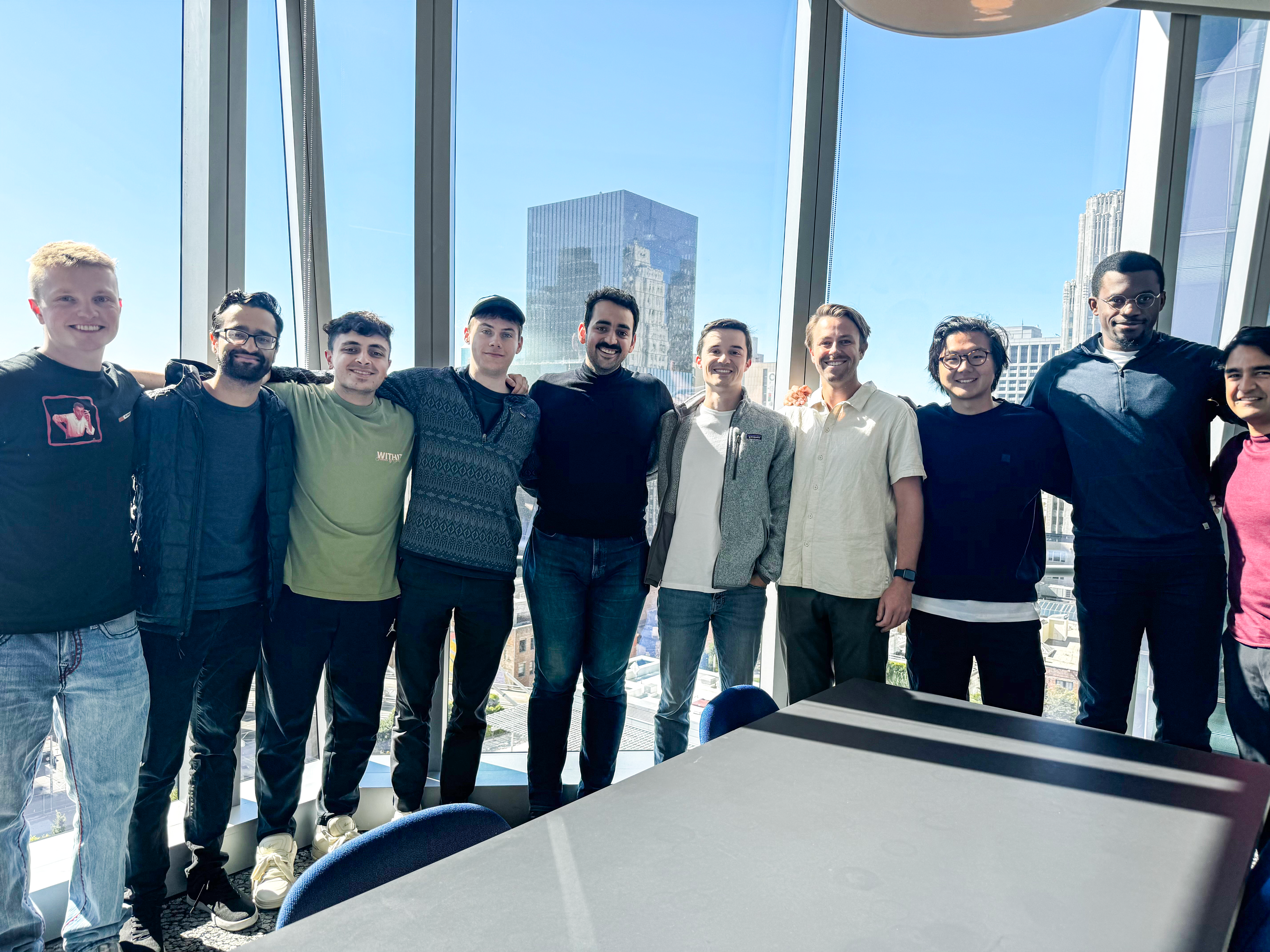 11x team after arriving to their new HQ in San Francisco.