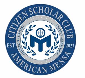 American Mensa Citizen Scholar Club Coin