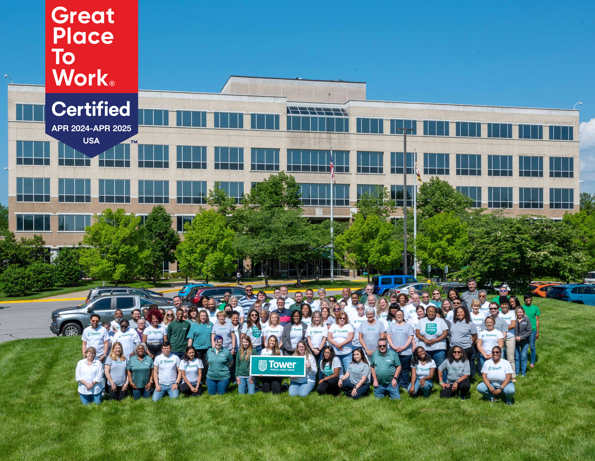 Tower Federal Credit Union Named A Great Place to Work, Six Years in a Row!