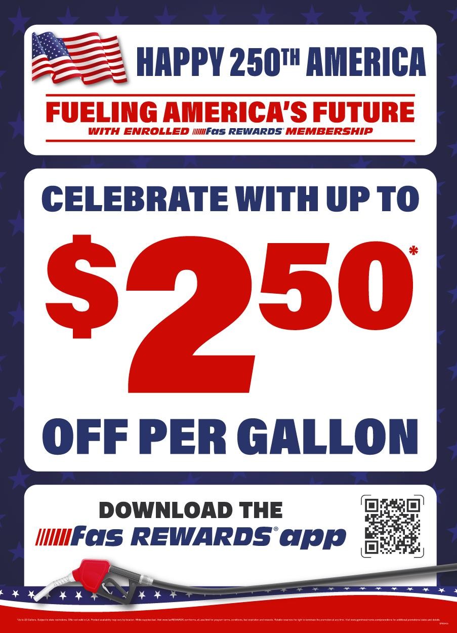 ARKO Raises Fuel Savings to $2.50 Off Per Gallon in Expanded “Fueling America’s Future” Initiative