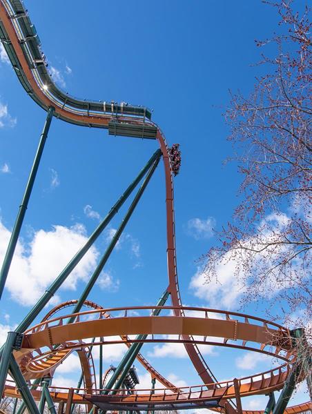 Canada's Wonderland hosted a preview event for its world record-breaking dive coaster Yukon Striker. The park opens May 3. 