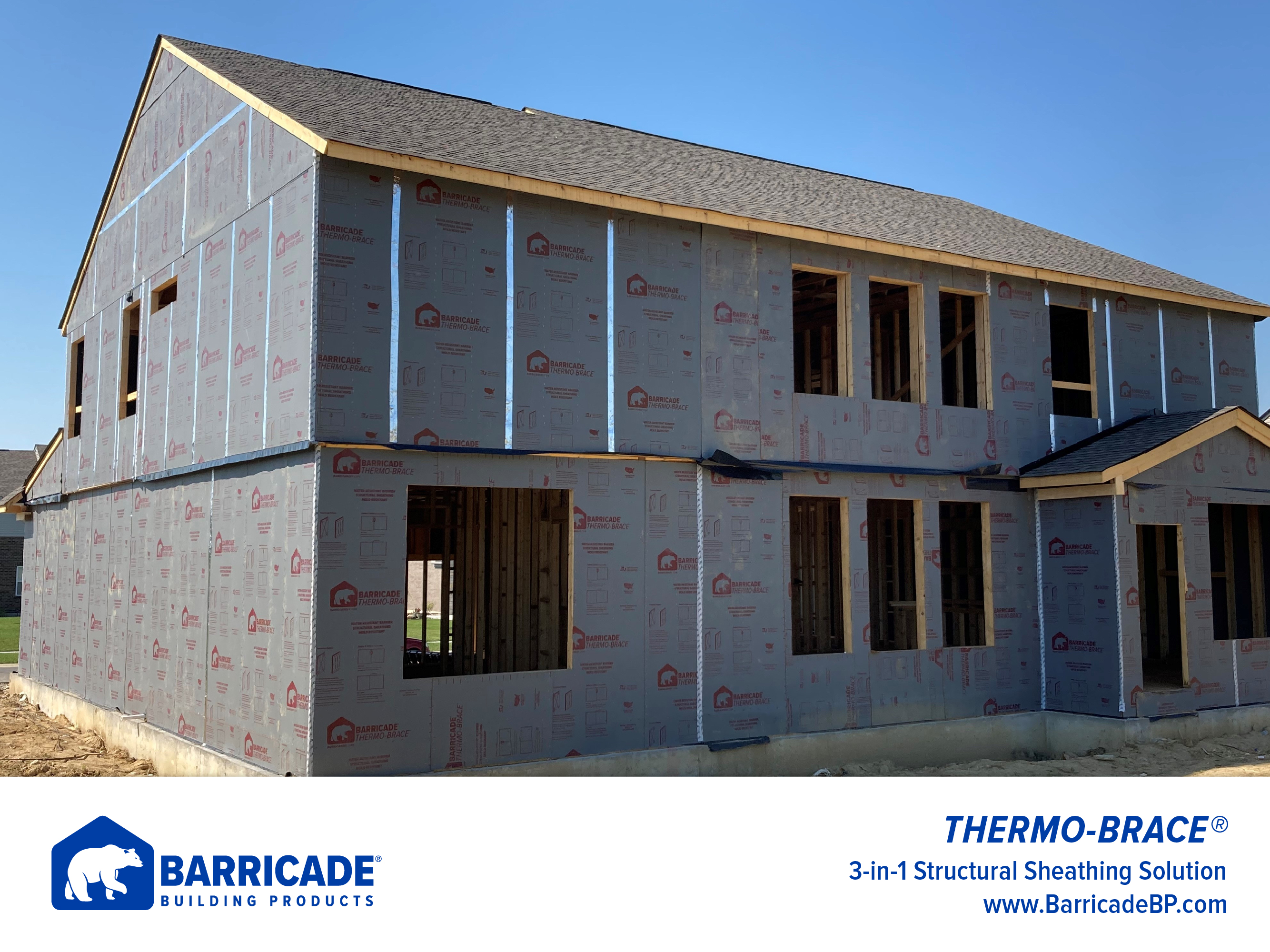 Barricade Thermo-Brace Lightweight Structural Sheathing