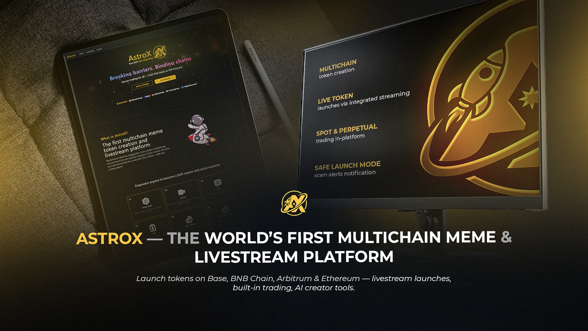 AstroX Finance Debuts Livestream-Powered Multichain Platform, Establishing a New Standard for Creator-Led Token Economies