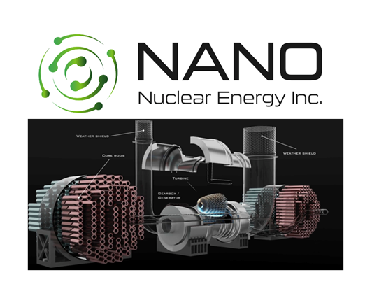 NANO Nuclear Energy Inc. Awarded U.S. Department of Energy (DOE) GAIN Nuclear Energy Voucher for an Idaho National Laboratory-led Independent Assessment of its Novel, Turnkey Heat Exchanger Concept in its Advanced Portable Nuclear ‘ZEUS’ Microreactor (pictured rendering).