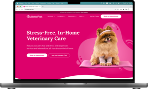 BetterVet unveiled a new magenta look and feel for the brand