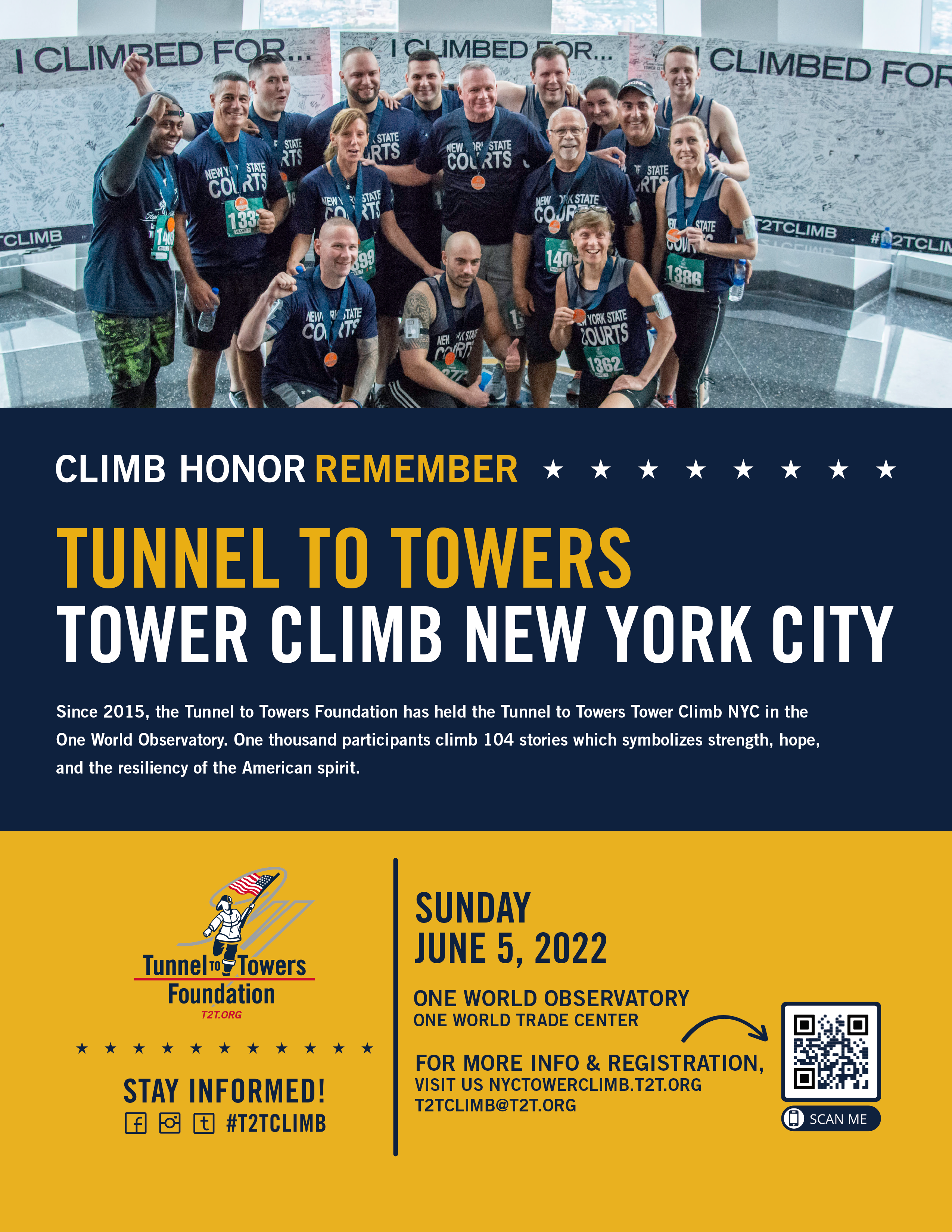 The Tunnel to Towers Foundation Tower Climb Returns To New York City