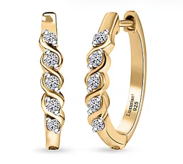 Luxuriant Lab-Grown Diamond VS 0.30 CTW Earrings in 18K Vermeil Yellow Gold Over Sterling Silver, featured in NBC’s TODAY Show Valentine’s Day “Stuff We Love” box, which sold out within the hour.