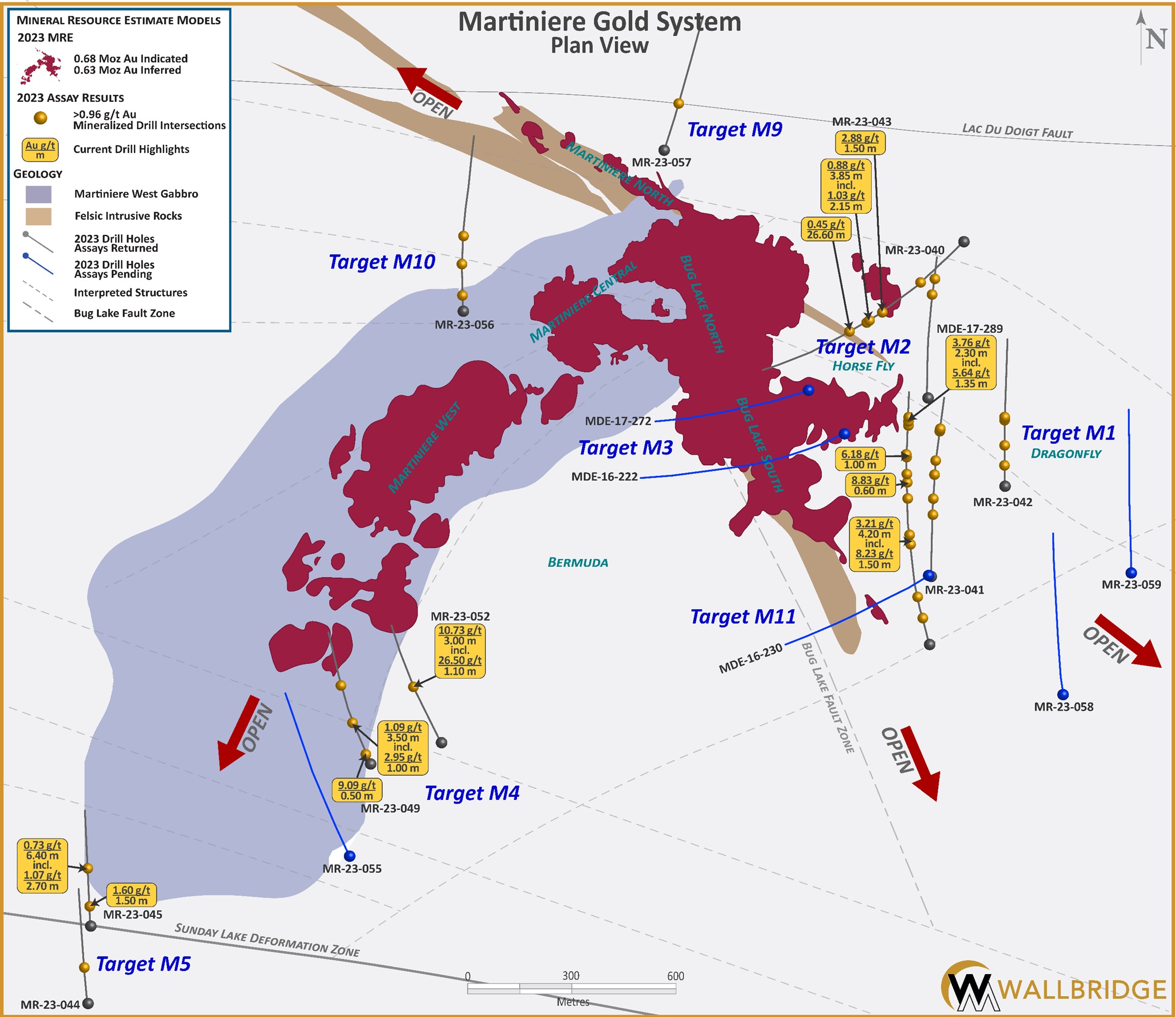 Martiniere Gold Project, Plan View