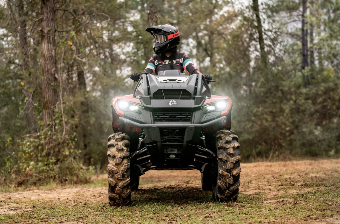 Youth on an ATV in Ontario