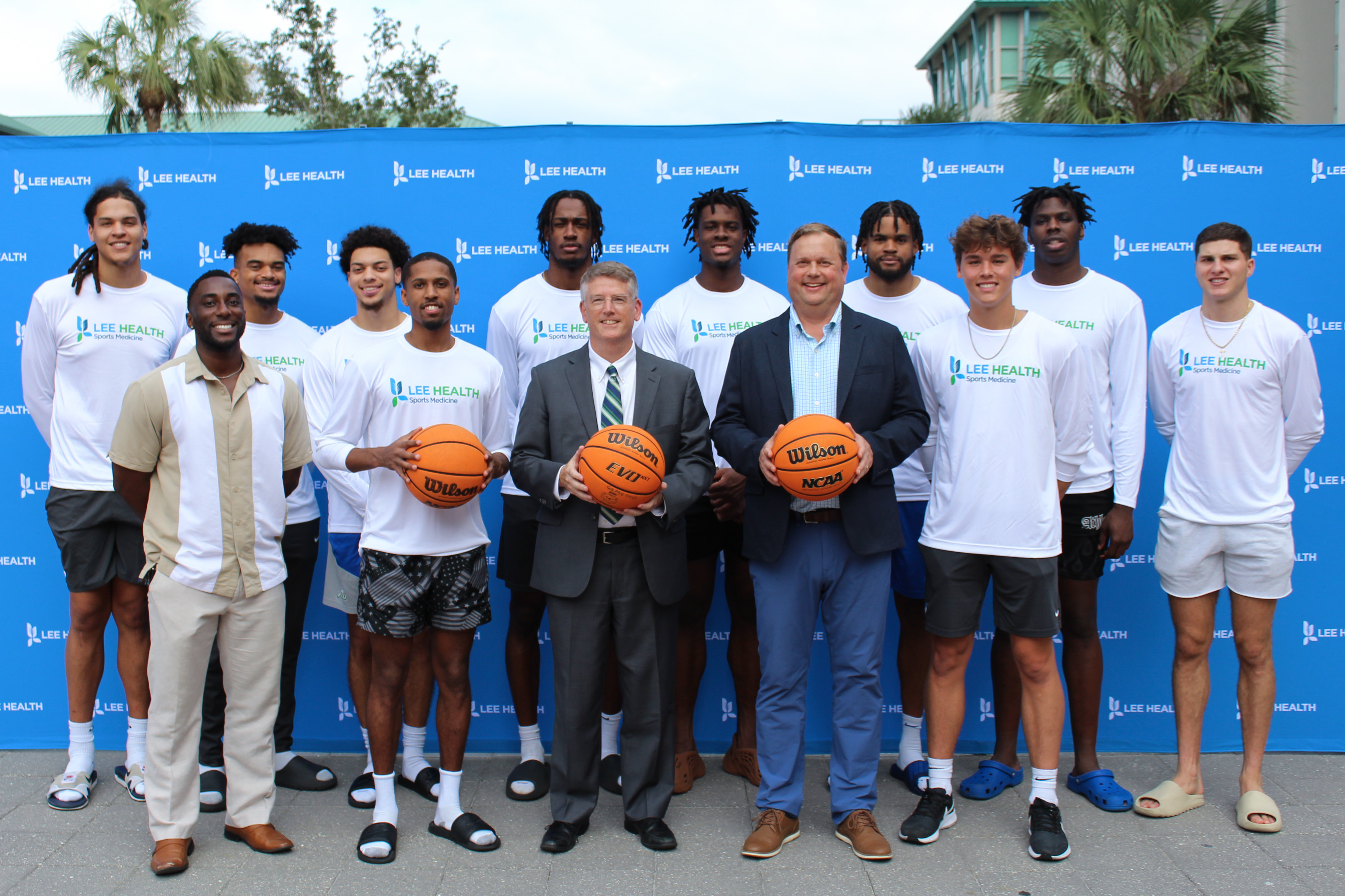 Lee Health sponsors FGCU Men's Basketball Student-Athletes