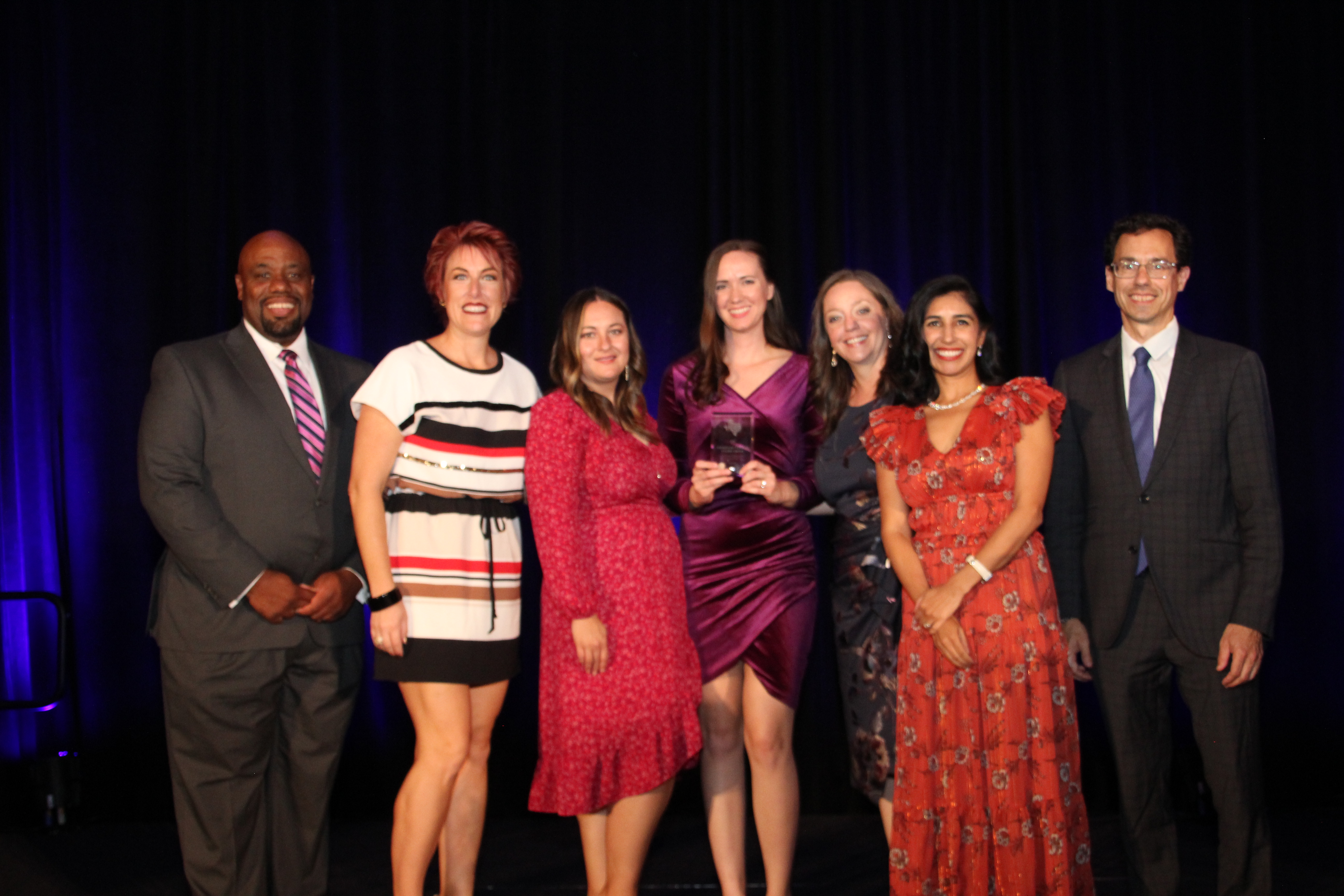 Representatives from Advancial Accept the 2021 Best Places to Work for in Texas Award at the 2021 Gala in Austin, Texas