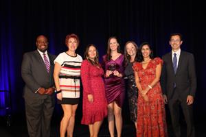 Representatives from Advancial Accept the 2021 Best Places to Work for in Texas Award at the 2021 Gala in Austin, Texas