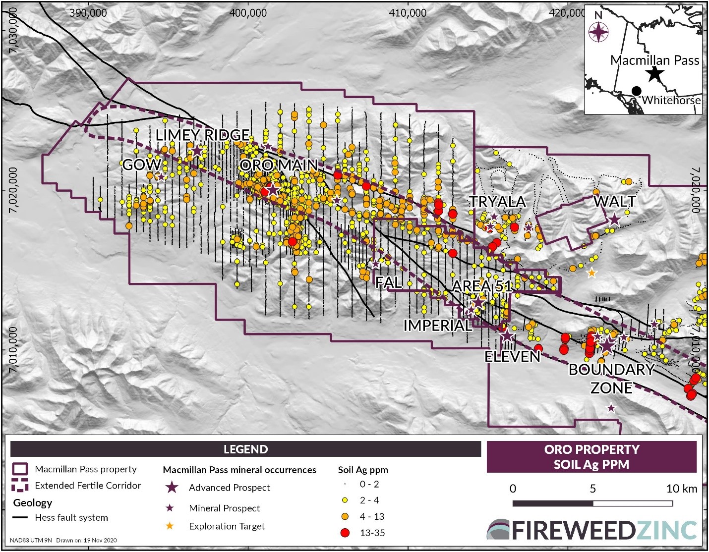 OIL PROPERTY SOIL Ag PPM