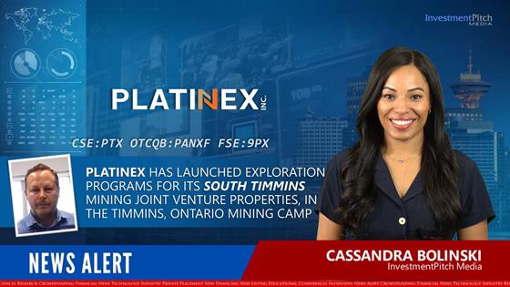 Platinex has launched exploration programs for its South Timmins Mining Joint Venture properties, in the Timmins, Ontario mining camp.: Platinex has launched exploration programs for its South Timmins Mining Joint Venture properties, in the Timmins, Ontario mining camp.