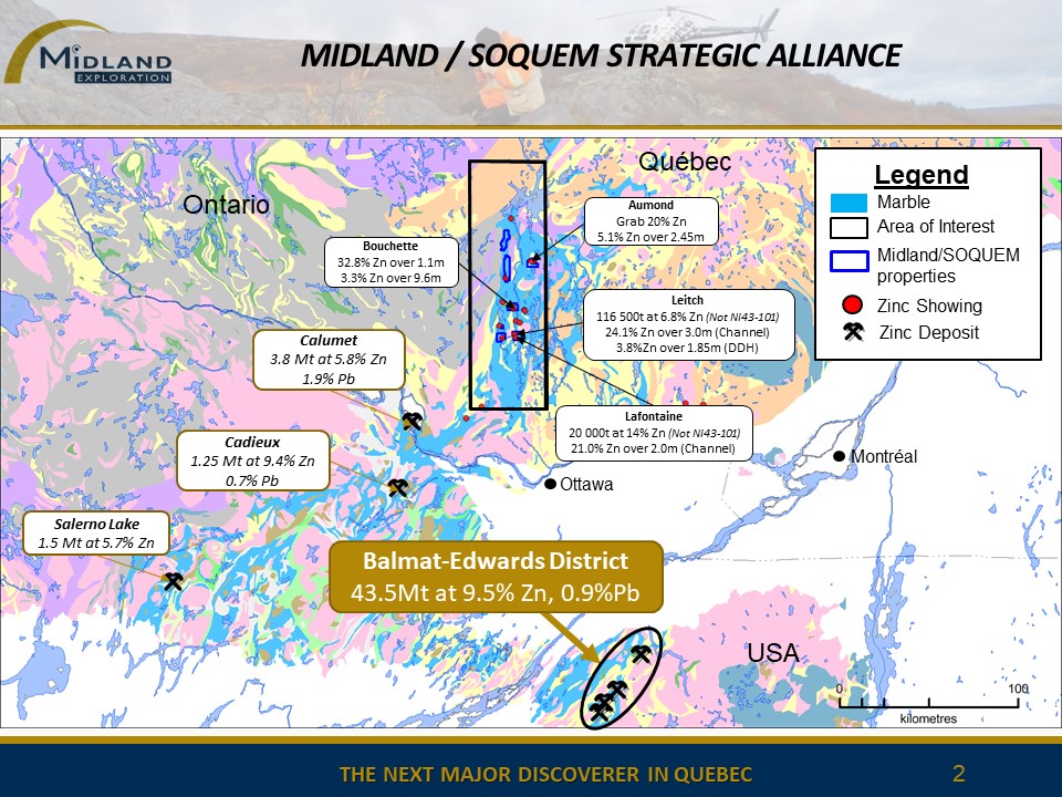 Figure 2 Midland-Soquem Alliance