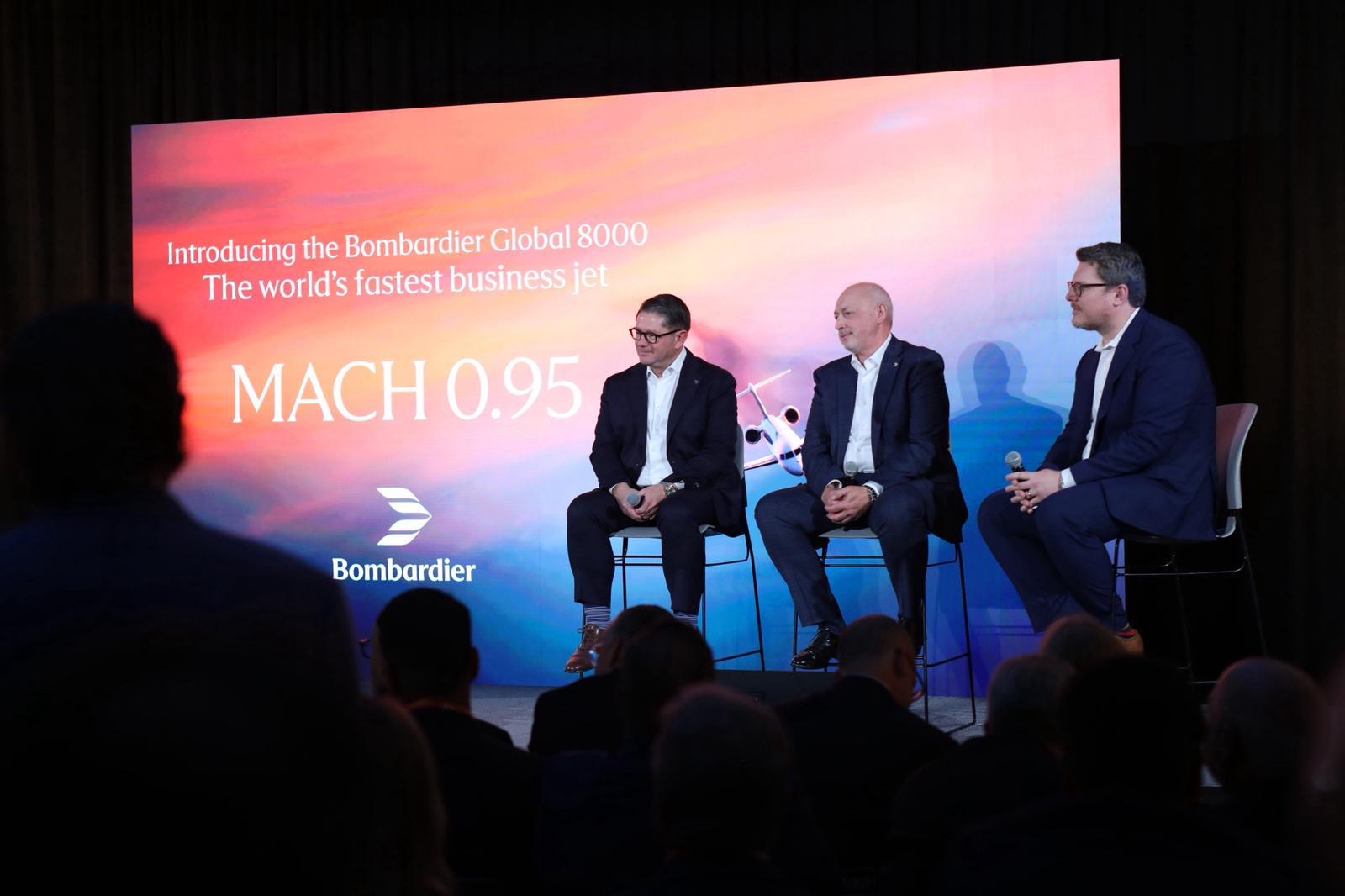 L’avion Bombardier Global 8000, le jet d’affaires le plus rapide du monde, devient encore plus rapide avec une nouvelle vitesse maximale de Mach 0,95