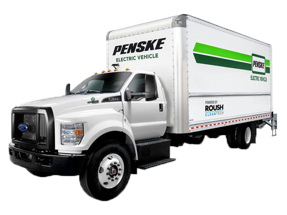 Next-generation ROUSH CleanTech F-650 Class 6 commercial vehicle