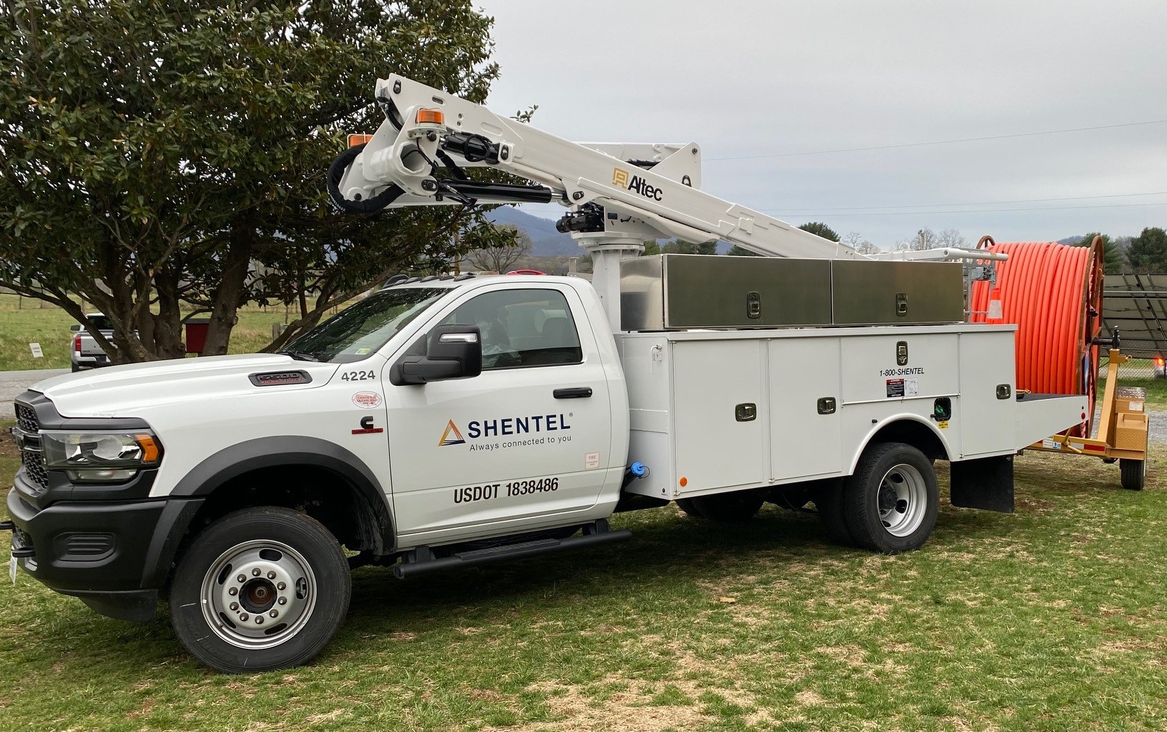 A Shentel Fiber truck on the move!