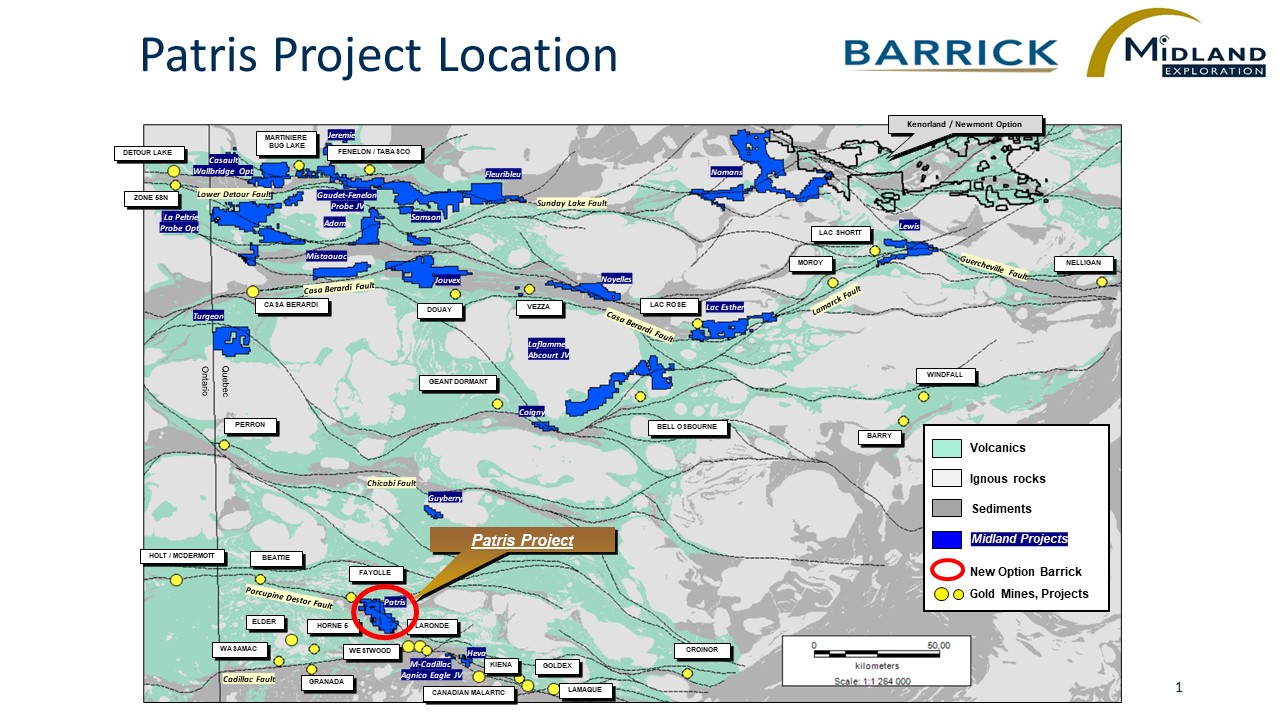 Figure 1 Patris Project Location