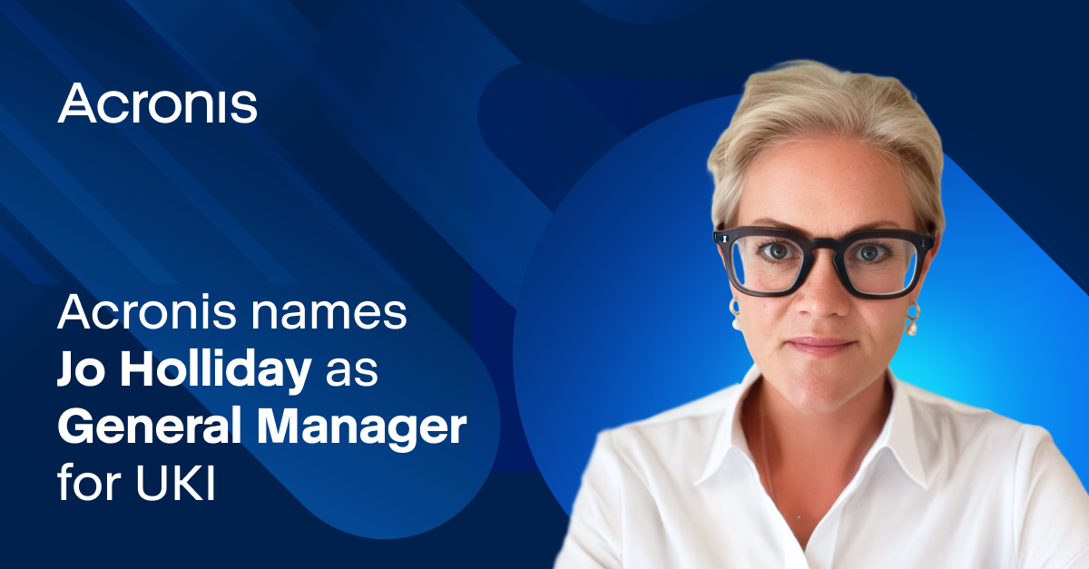 Acronis_UKI GM_ Jo Holliday