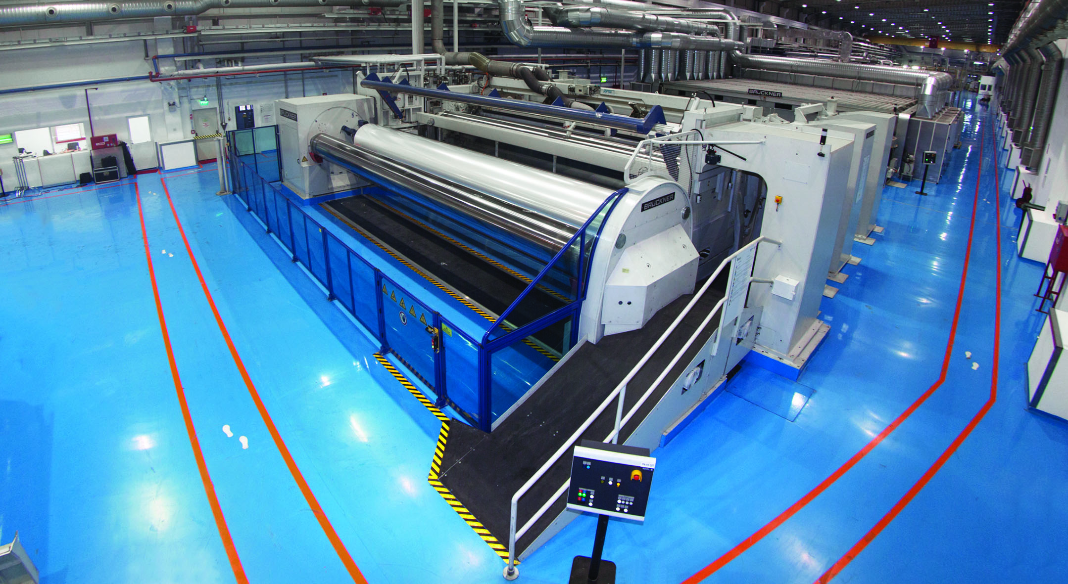 TC Transcontinental Packaging's first dedicated BOPE (biaxially oriented polyethylene) production line. The line has been manufactured by Brückner Group and is a 6.6m wide tenter frame extrusion line and will be installed in our Spartanburg facility.