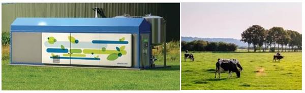 Rendu du système Biostream – le système de valorisation du biogaz conteneurisé à petite échelle de Xebec