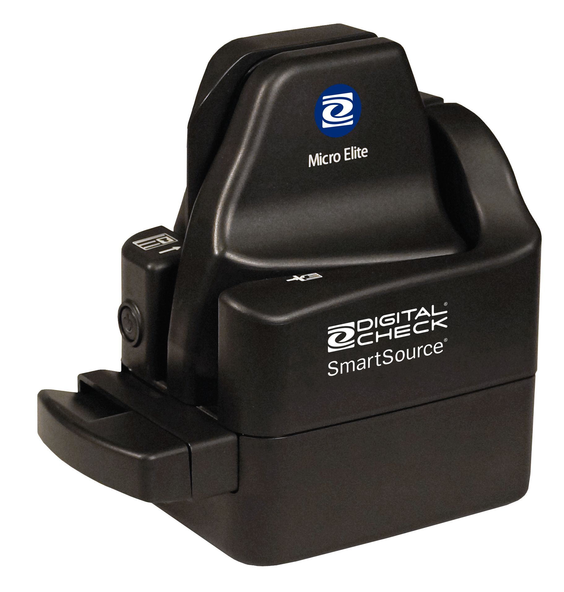 The SmartSource Expert Micro Elite check scanner is a network-ready version of the Micro Elite, with a compact form factor and more onboard processing power.